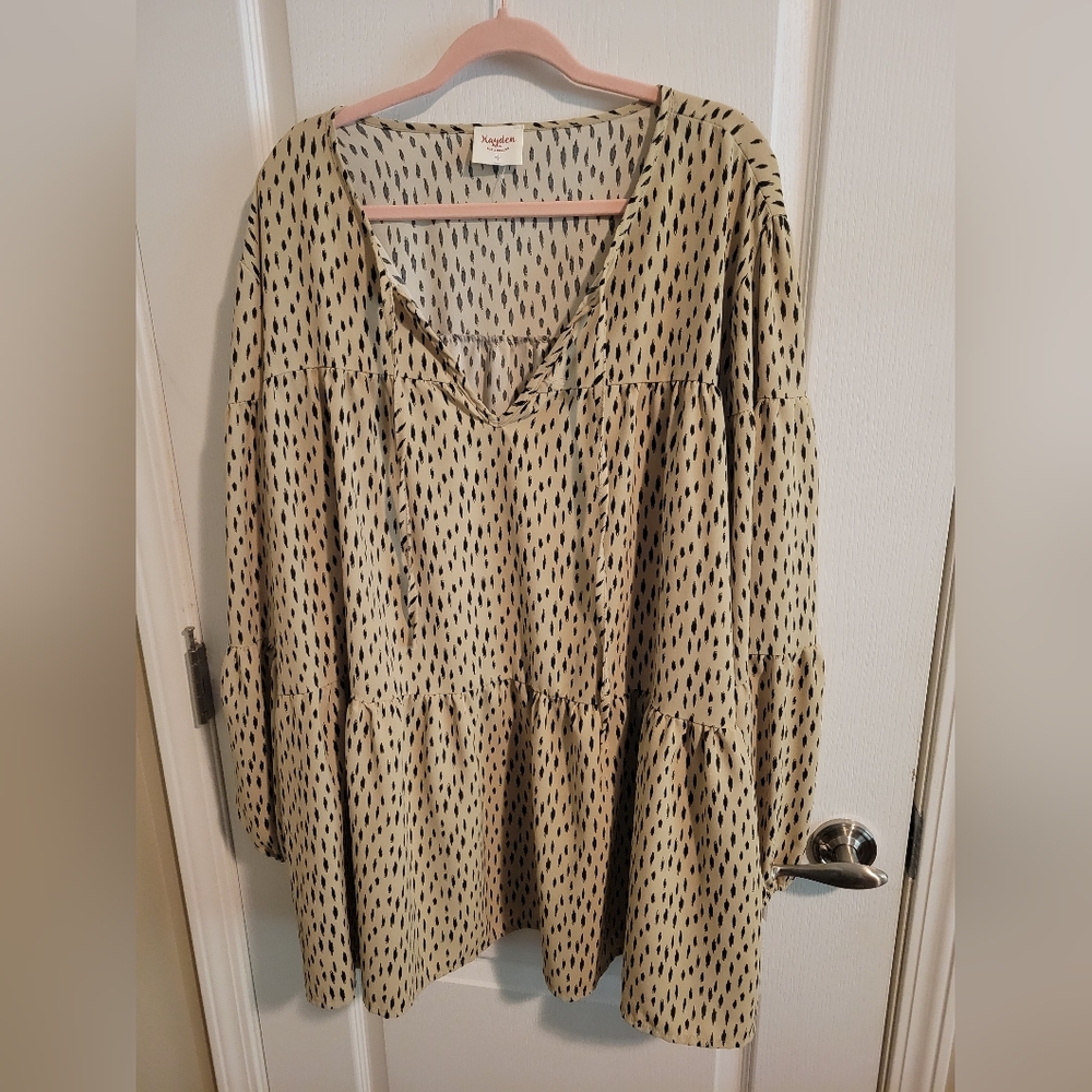 Hayden Los Angeles women's 3x tunic blouse